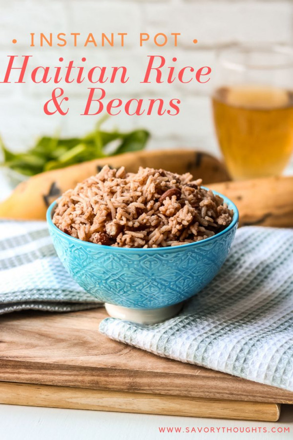 Instant Pot Haitian Rice And Beans