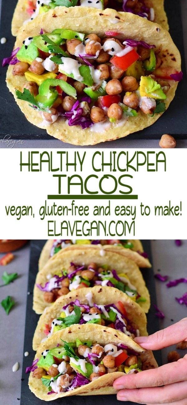 Chickpea Tacos - Meatless, Gluten-Free Recipe
