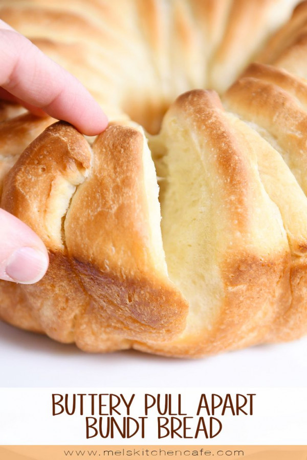 Buttery Pull Apart Bundt Bread | Mel's Kitchen Cafe