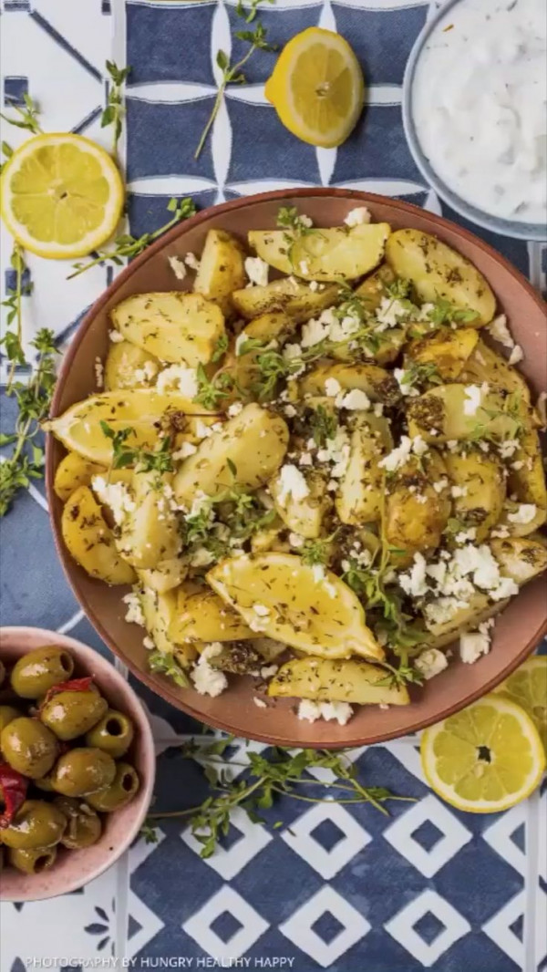 The Best Greek Potatoes