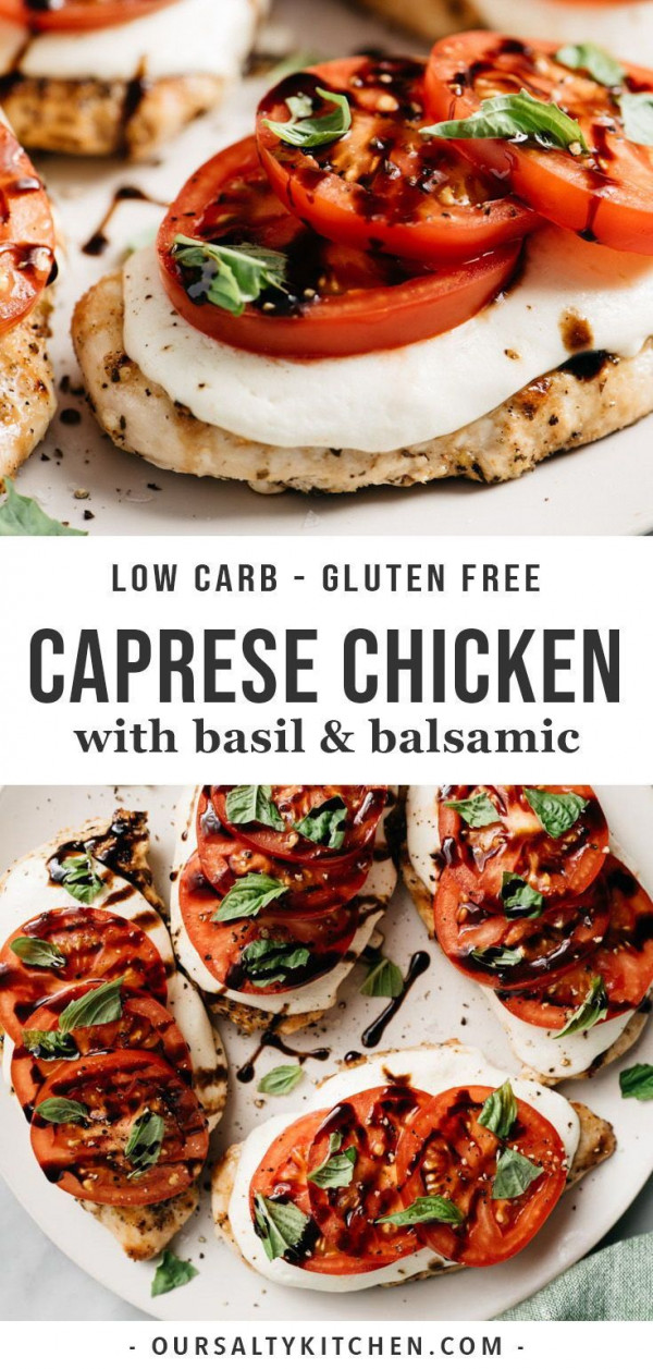 Easy Grilled Caprese Chicken Recipe