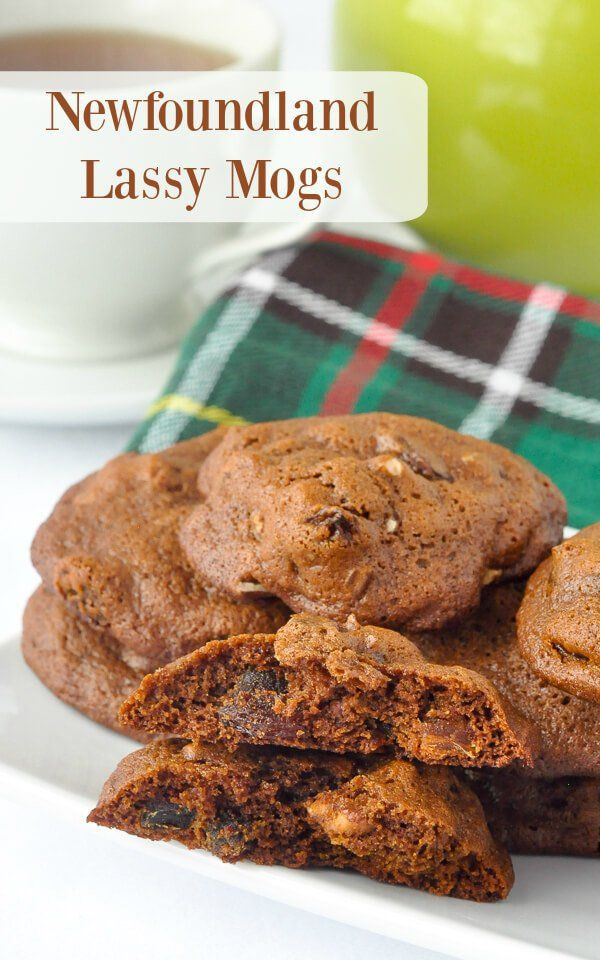Lassy Mogs - Newfoundland soft molasses raisin pecan cookie