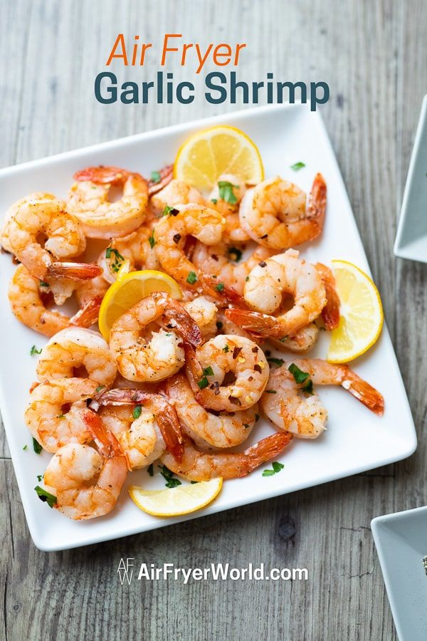 Healthy Air Fryer Shrimp Recipe 15 min Garlic, Lemon