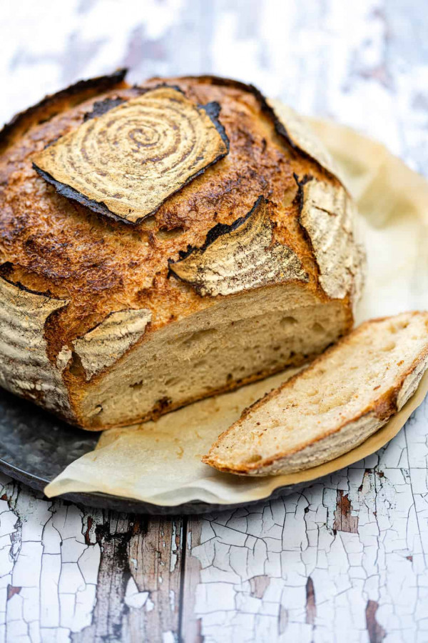 Overnight Sourdough Bread | No Knead, No Fold