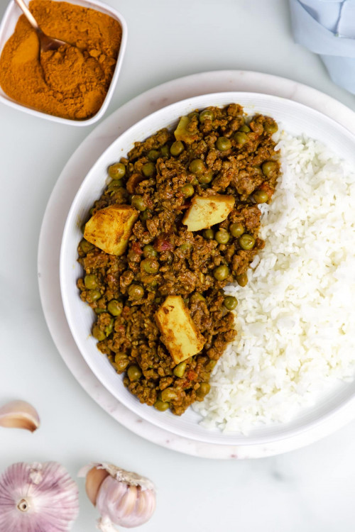 Ground Beef Curry (Keema Matar)