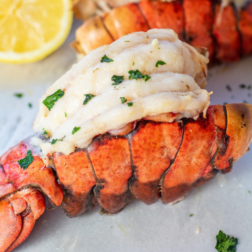 The Best Broiled Lobster Tail