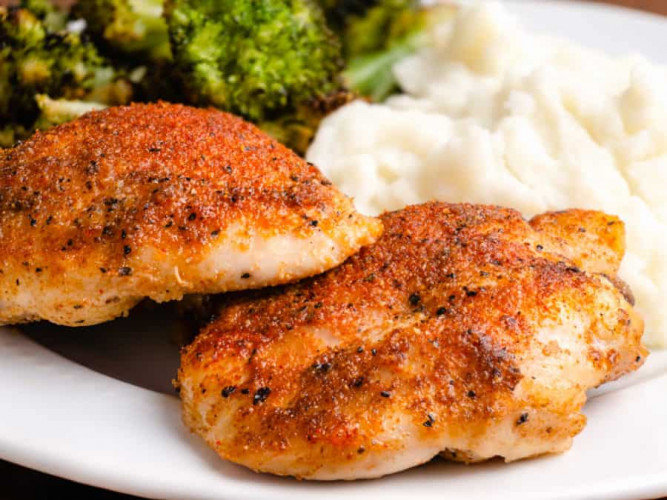 Easy Oven Roasted Chicken Thighs