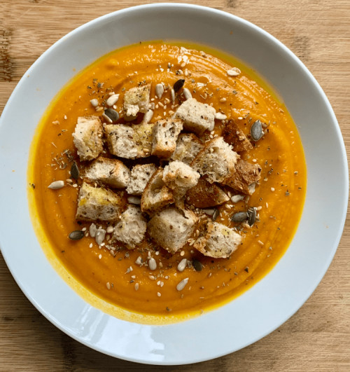 Pumpkin, Sweet Potato And Carrot Soup | Comfort fall food