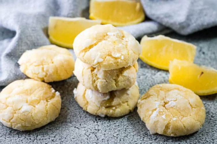 Lemon Crinkle Cookie Recipe