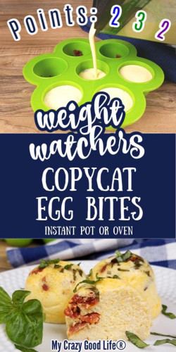 Weight Watchers Egg Bites | WW Instant Pot Egg Bite Recipe