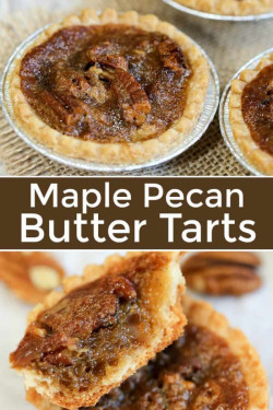 Maple Pecan Butter Tarts