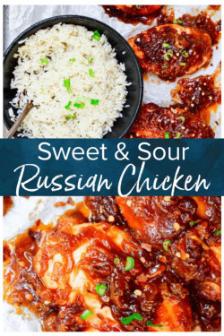 Russian Chicken - Sweet & Sour Apricot Chicken