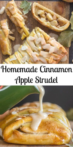 Homemade Cinnamon Apple Strudel