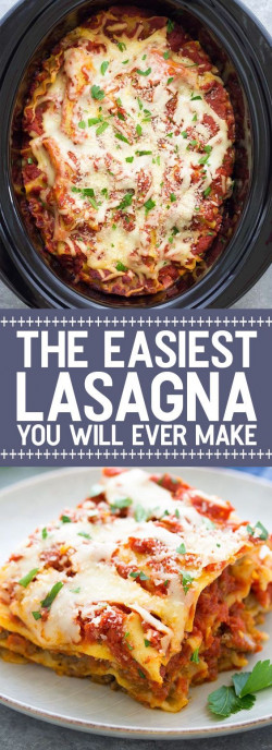The easiest Lasagna you will ever make