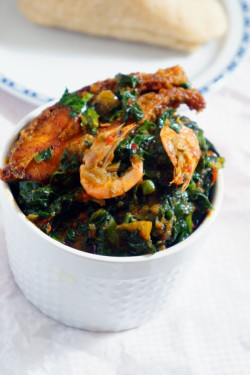 Efo Riro Vegetable Soup - Nigerian Spinach Stew