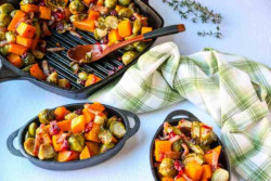 Roasted Brussels Sprouts & Butternut Squash