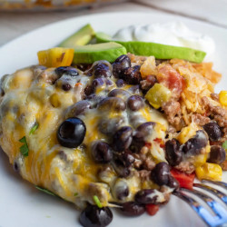 Ground Beef Mexican Casserole (Easy & Tasty Layered Casserole!)