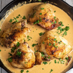 Cream Cheese Chicken (Easy Pan Seared Chicken in Creamy Sauce)