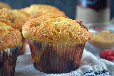 The Best Bakery Style Raspberry Muffin Recipe